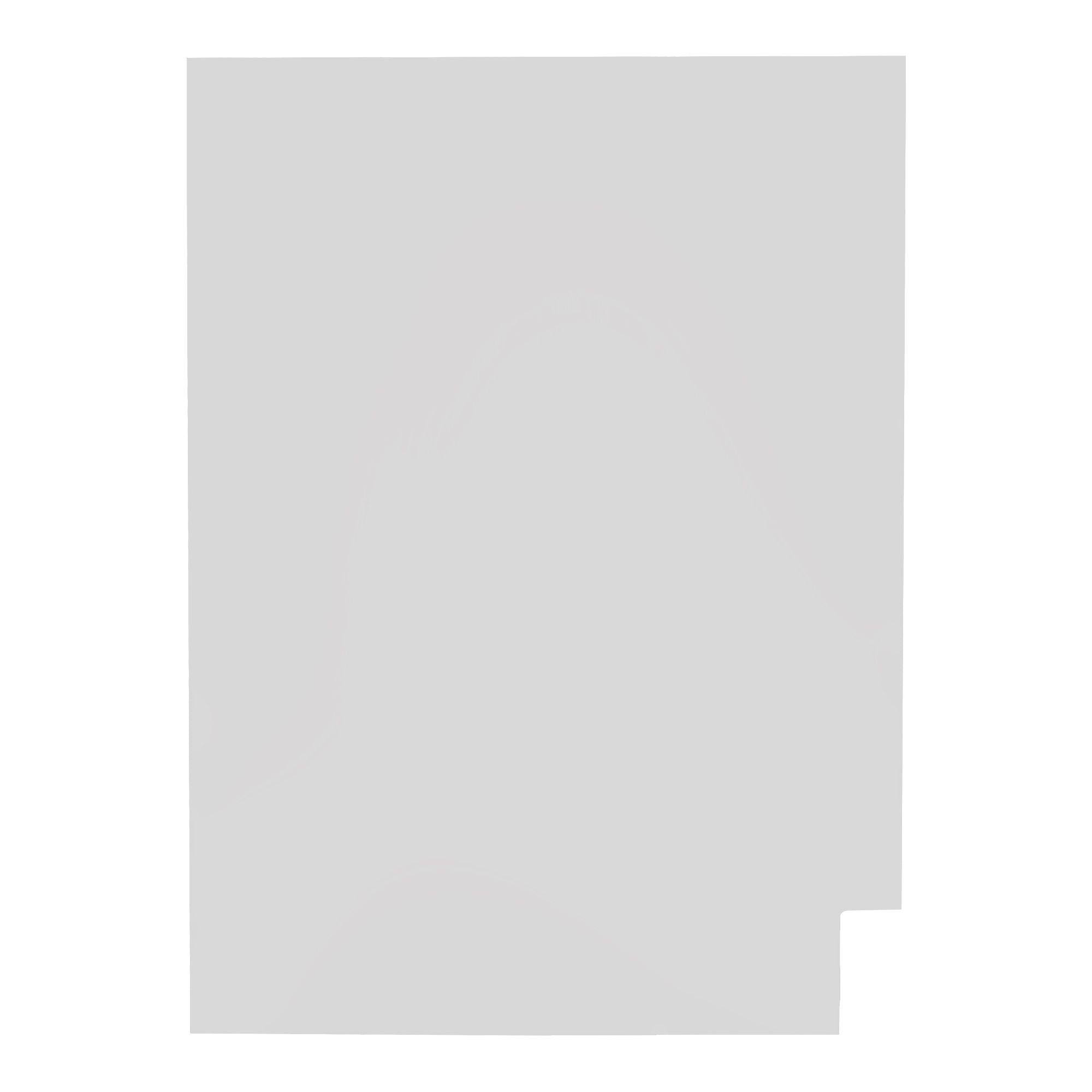 RV Base Cabinet Left & Right Side End Panel | Pure White