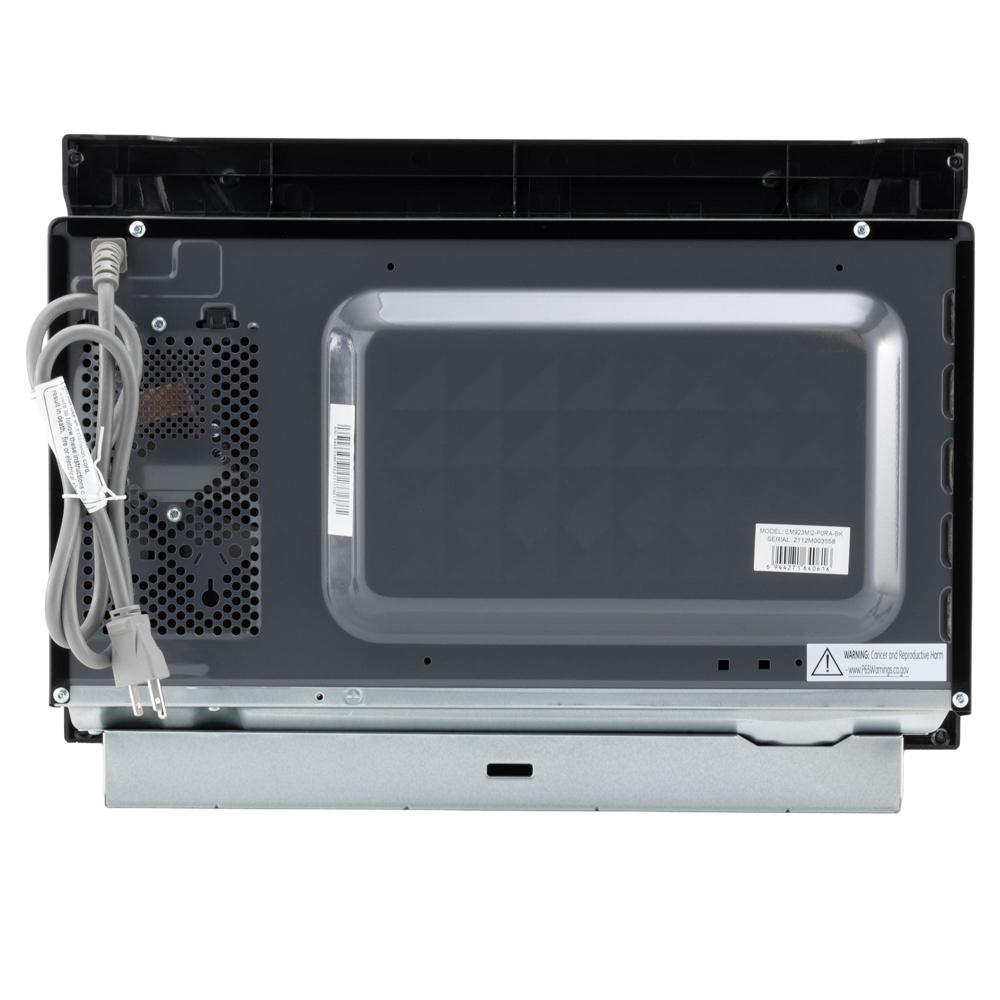 High Pointe RV Microwave  1.0 CF | Black | Flatbed Design
