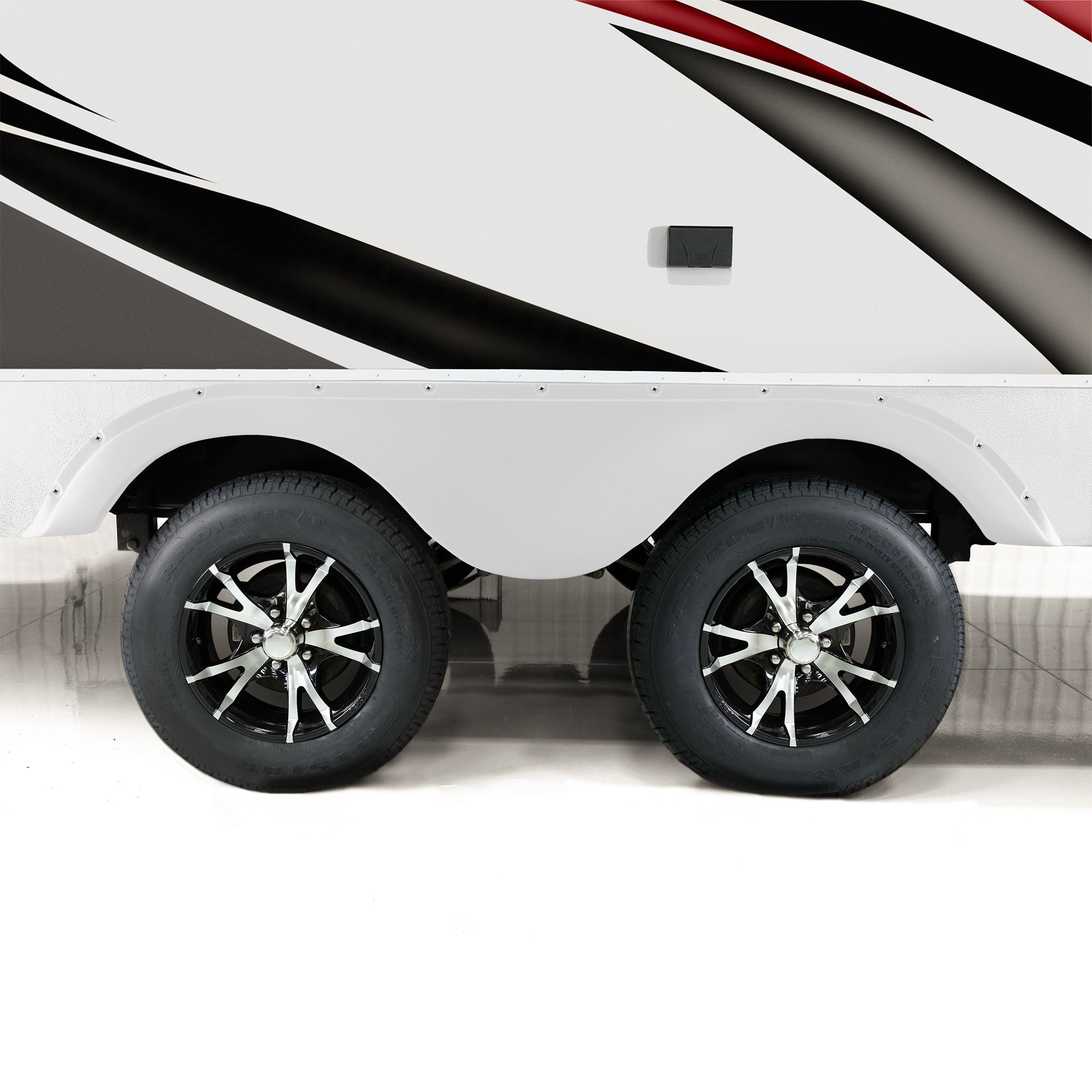 RV Tandem Fender Skirt | 78"x14⅛" | Heritage Glen Hemisphere