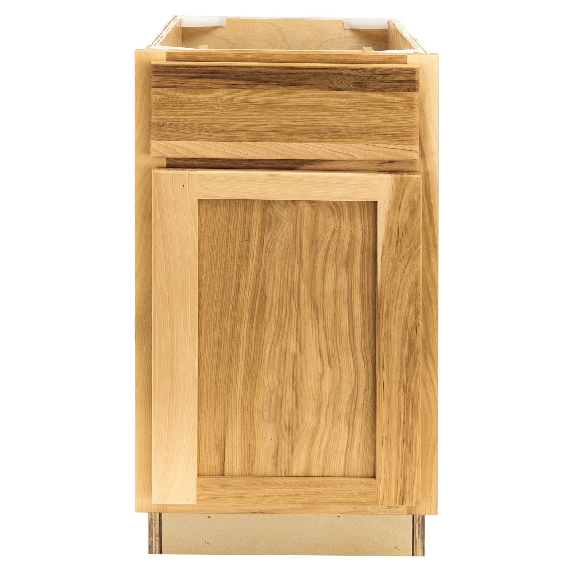 RV Waste Basket Base Cabinet | Rustic Hickory