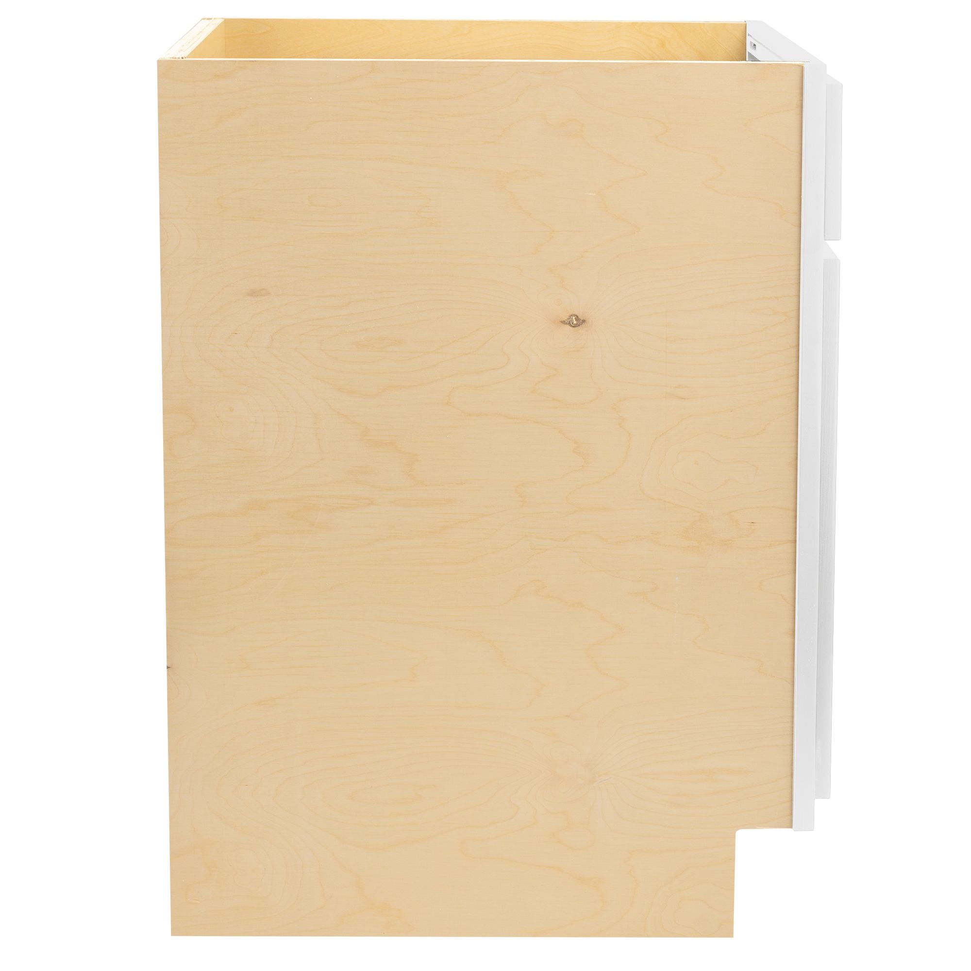 RV Waste Basket Base Cabinet | Pure White