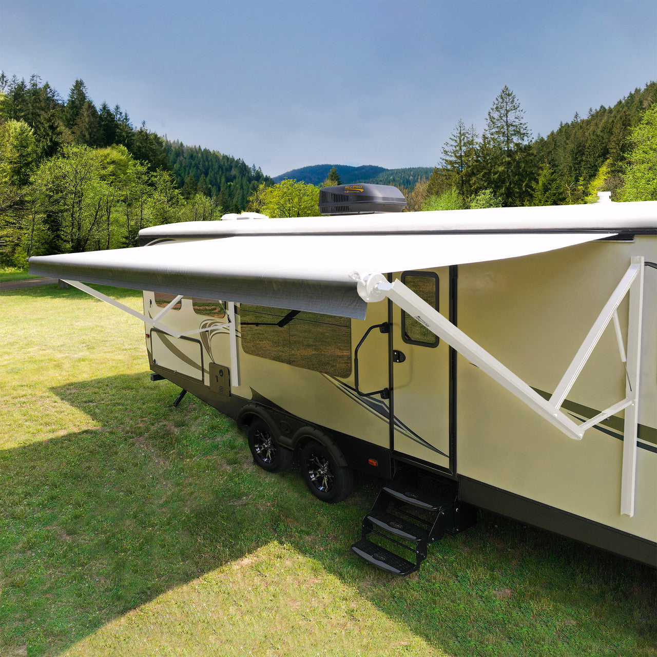 RecPro RV Awning Electric Assembly | White