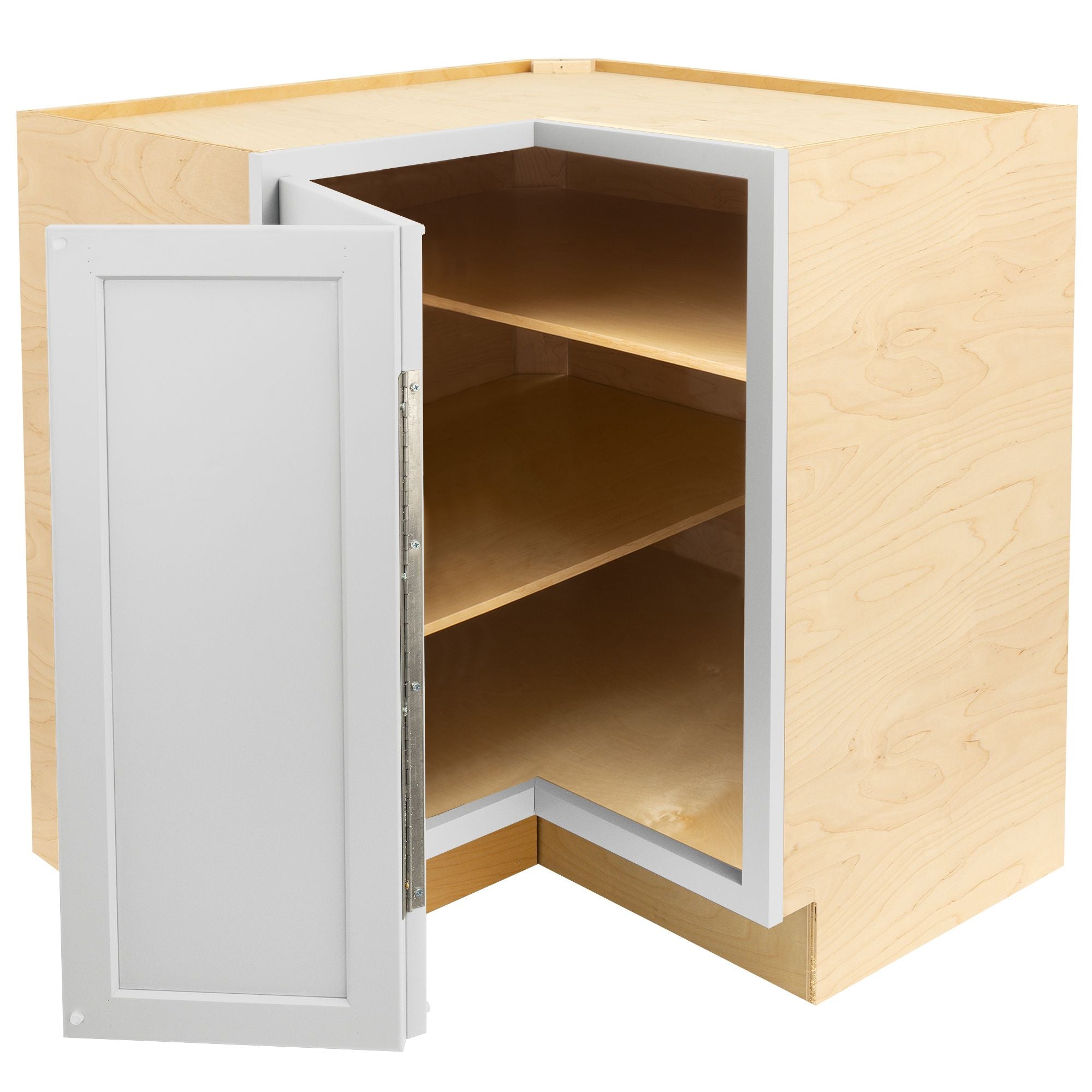 RV Easy Reach Corner Base Cabinet | Pure White