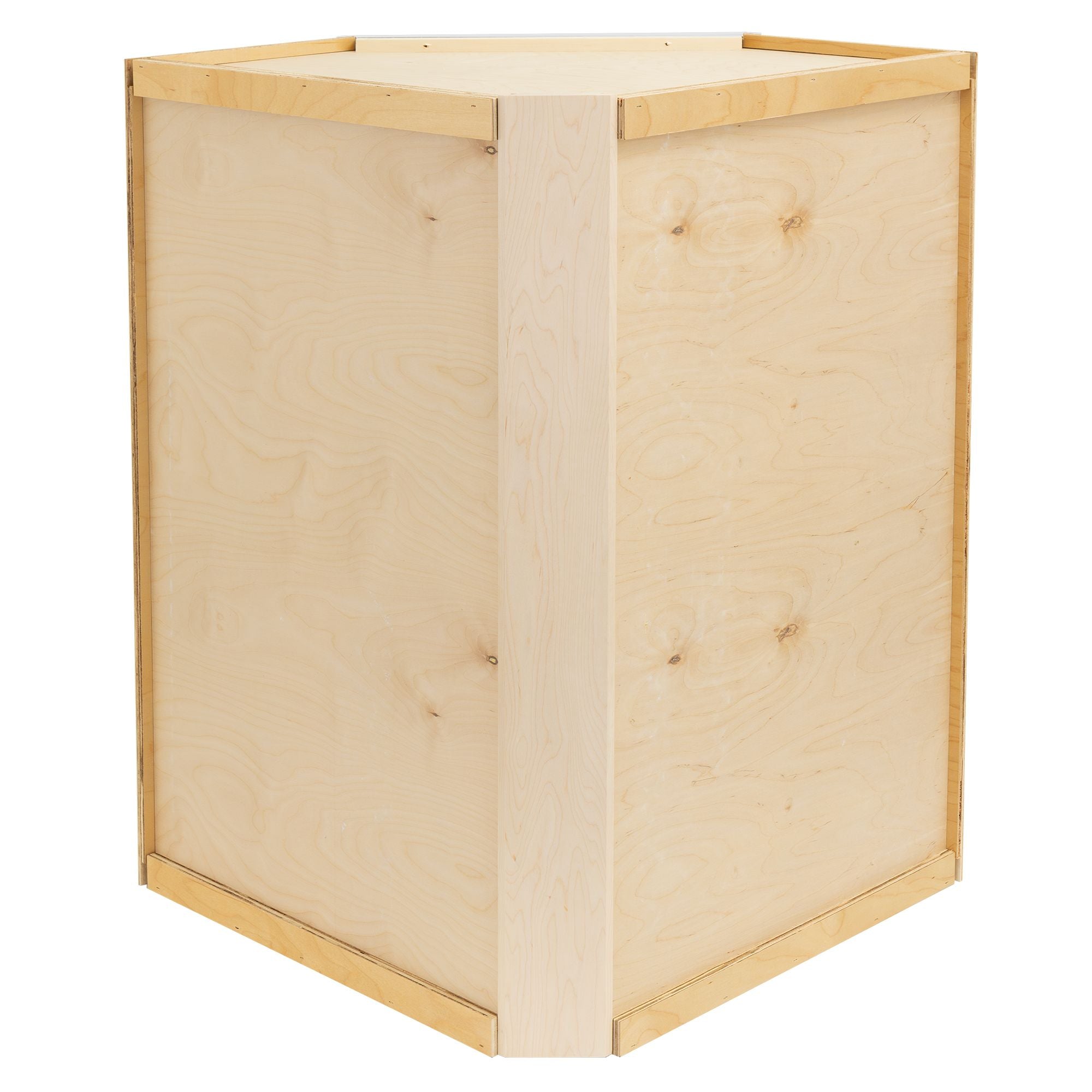 RV Corner Wall Cabinet | Pure White