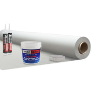 RV Roof Sealant Kit | White PVC Roofing Membrane and Roof Sealant | 9'6"