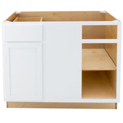 RV Blind Base Corner Cabinet | Pure White