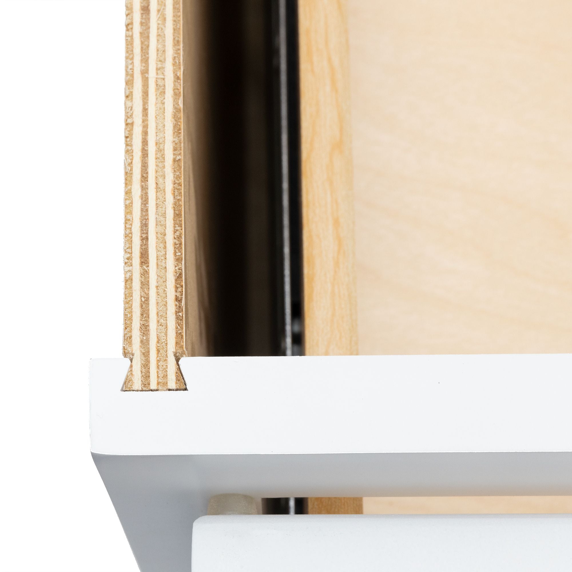 RV 3 Drawer Pots And Pans Base Cabinet | Pure White