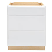 RV 3 Drawer Pots And Pans Base Cabinet | Pure White