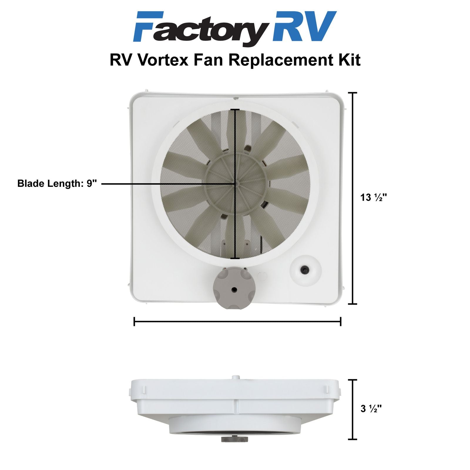 RV Fan Replacement Kit for Heng's RV Vortex I