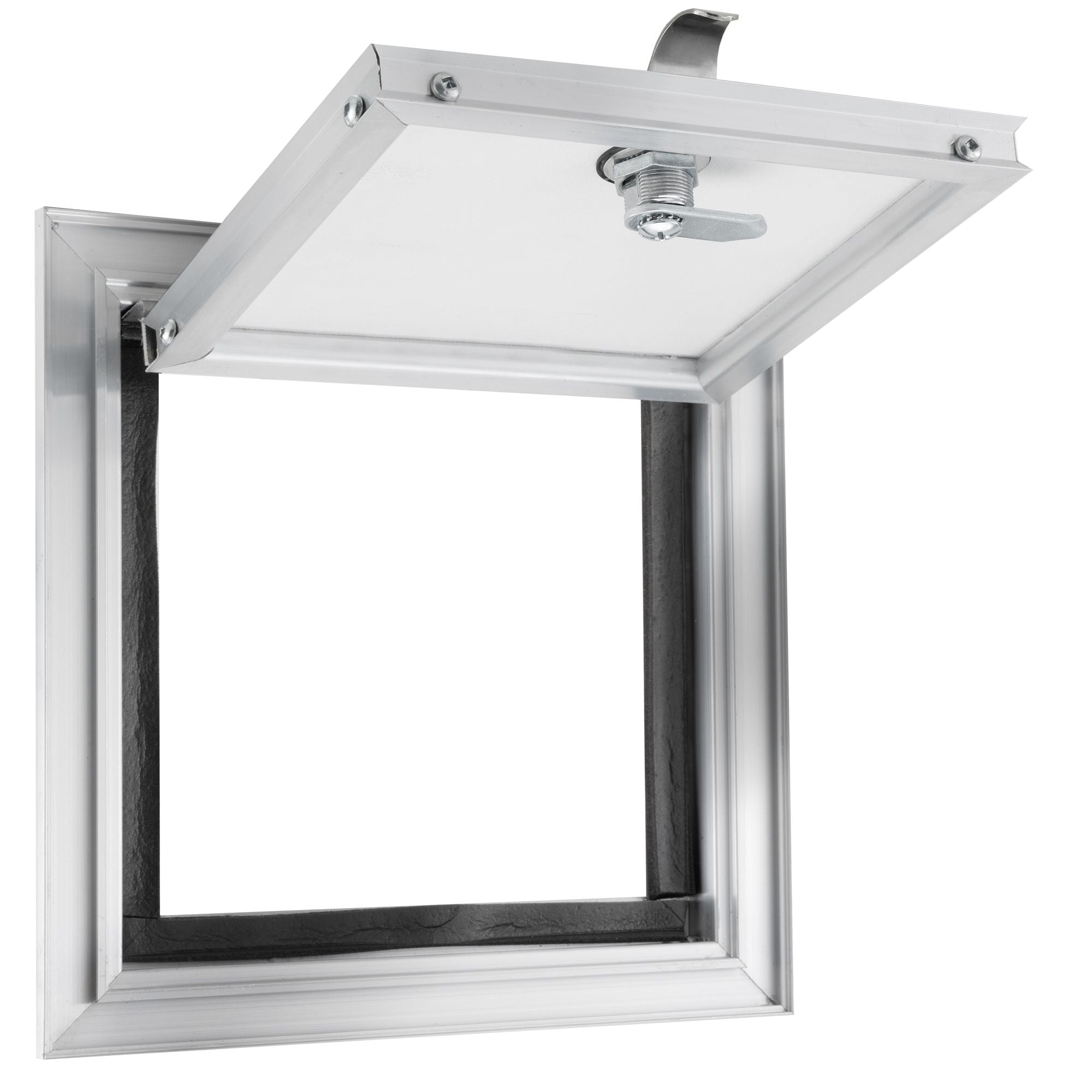 RV Compartment Door | Square Diamond Plated | 7" X 7"