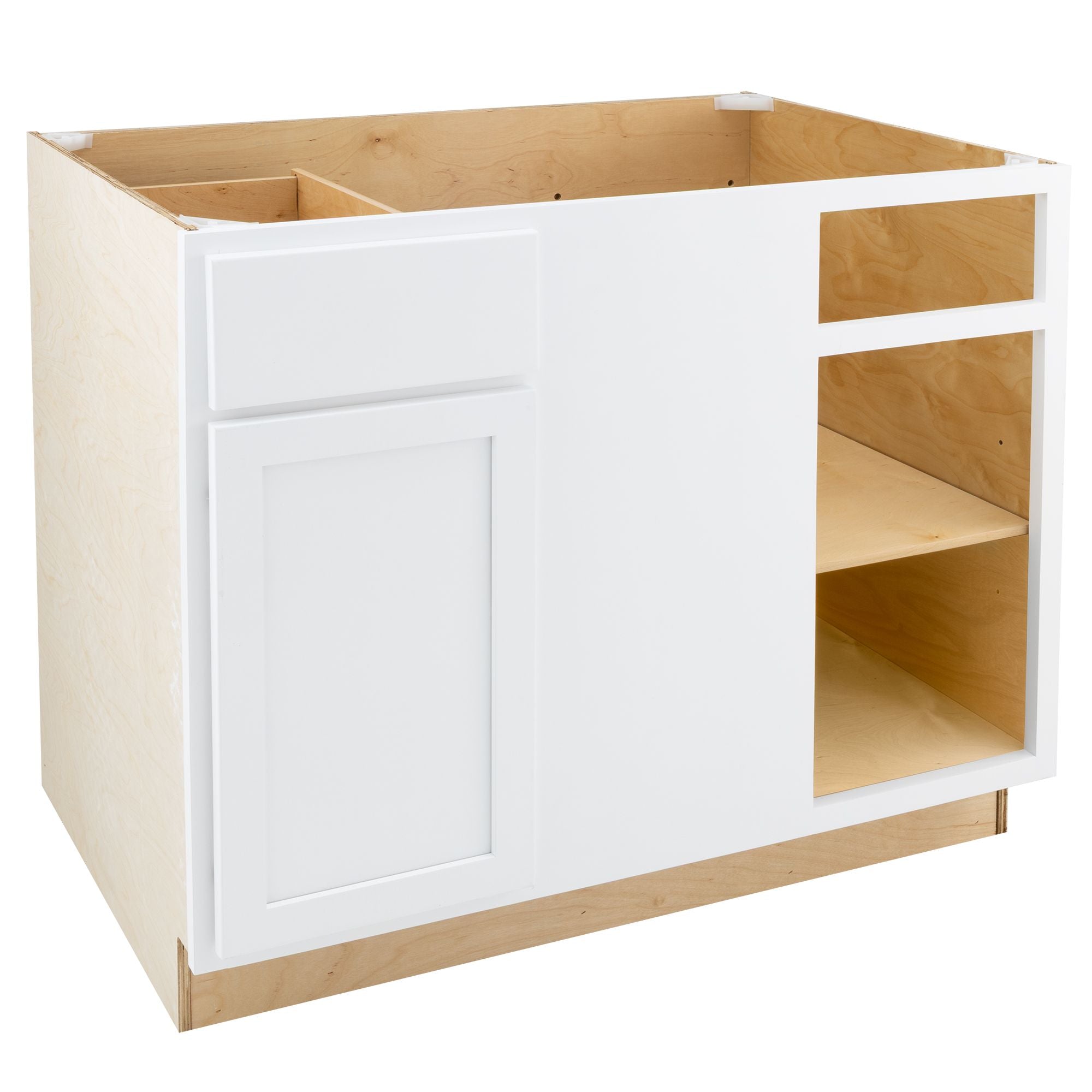 RV Blind Base Corner Cabinet | Pure White