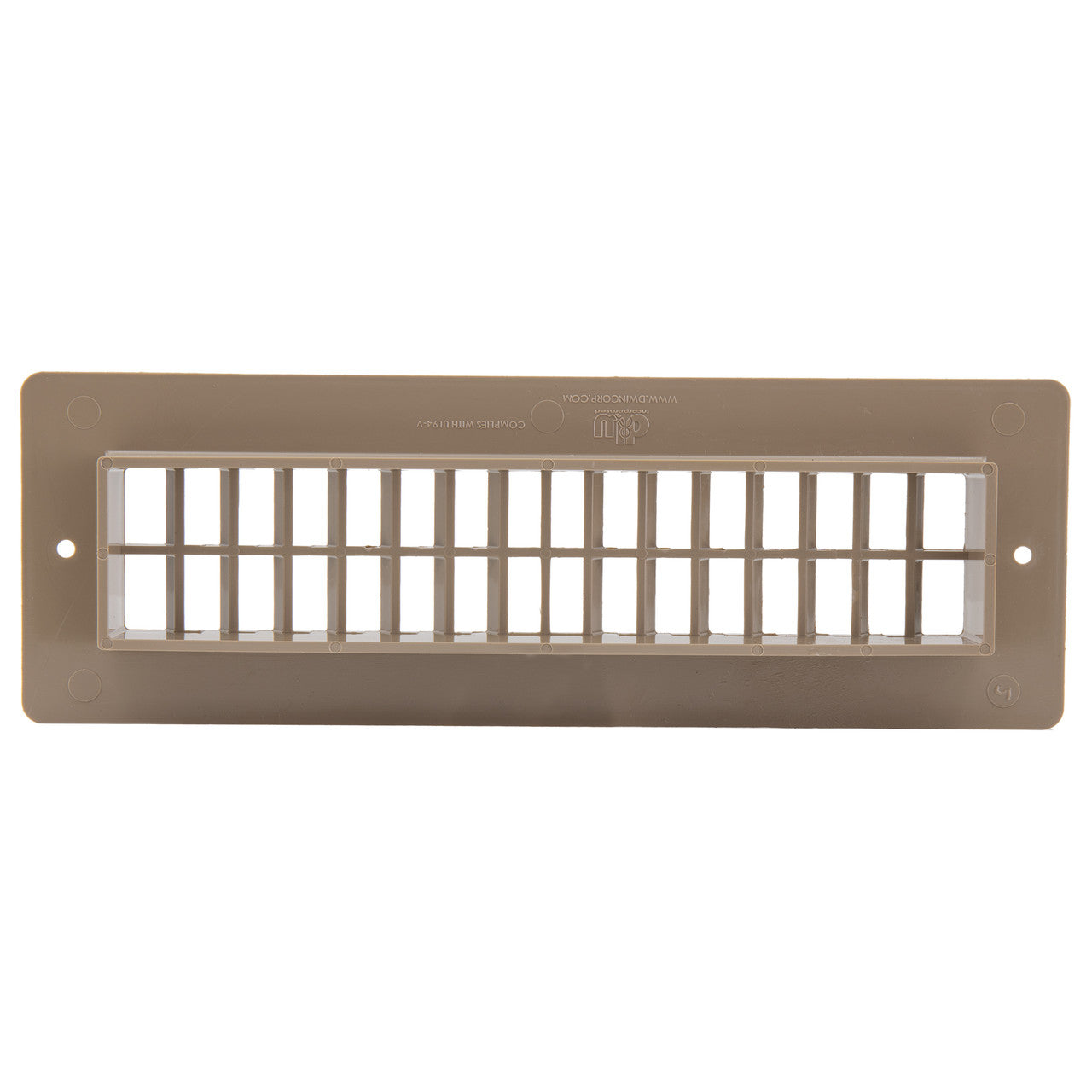 RV Floor Register | Undampered Vent | 2" x 10"