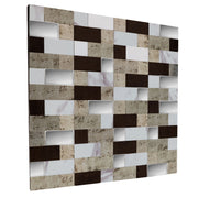 RV Backsplash Peel and Stick | Artic Stone Mosaic Tile | 12" x 12"