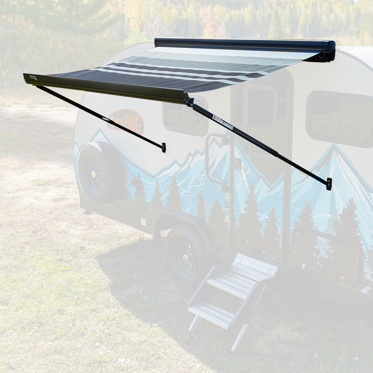 RecPro RV Awning 7' | Cassette Motorized Retractable