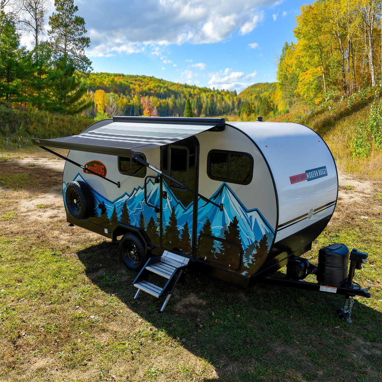 RecPro RV Awning 7' | Cassette Motorized Retractable