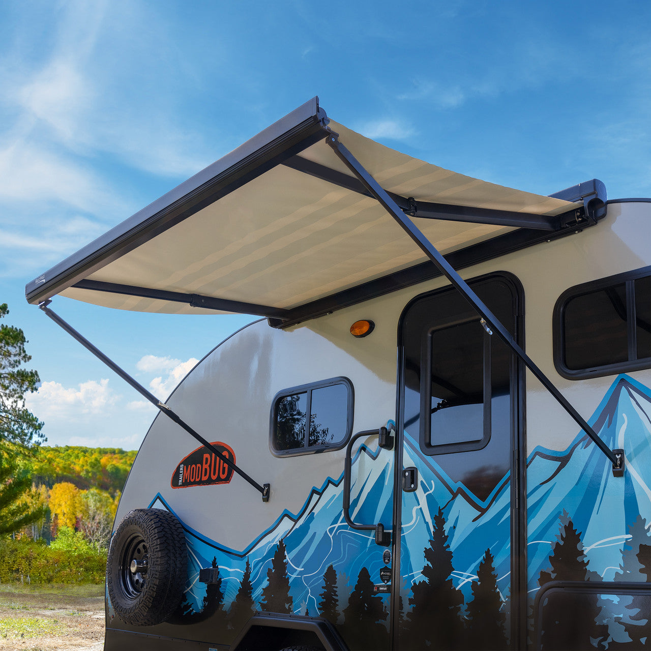 RecPro RV Awning 7' | Cassette Retractable