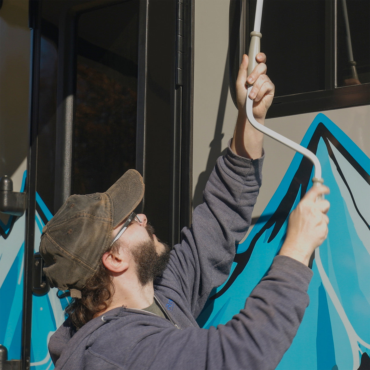 RecPro RV Awning 7' | Cassette Motorized Retractable