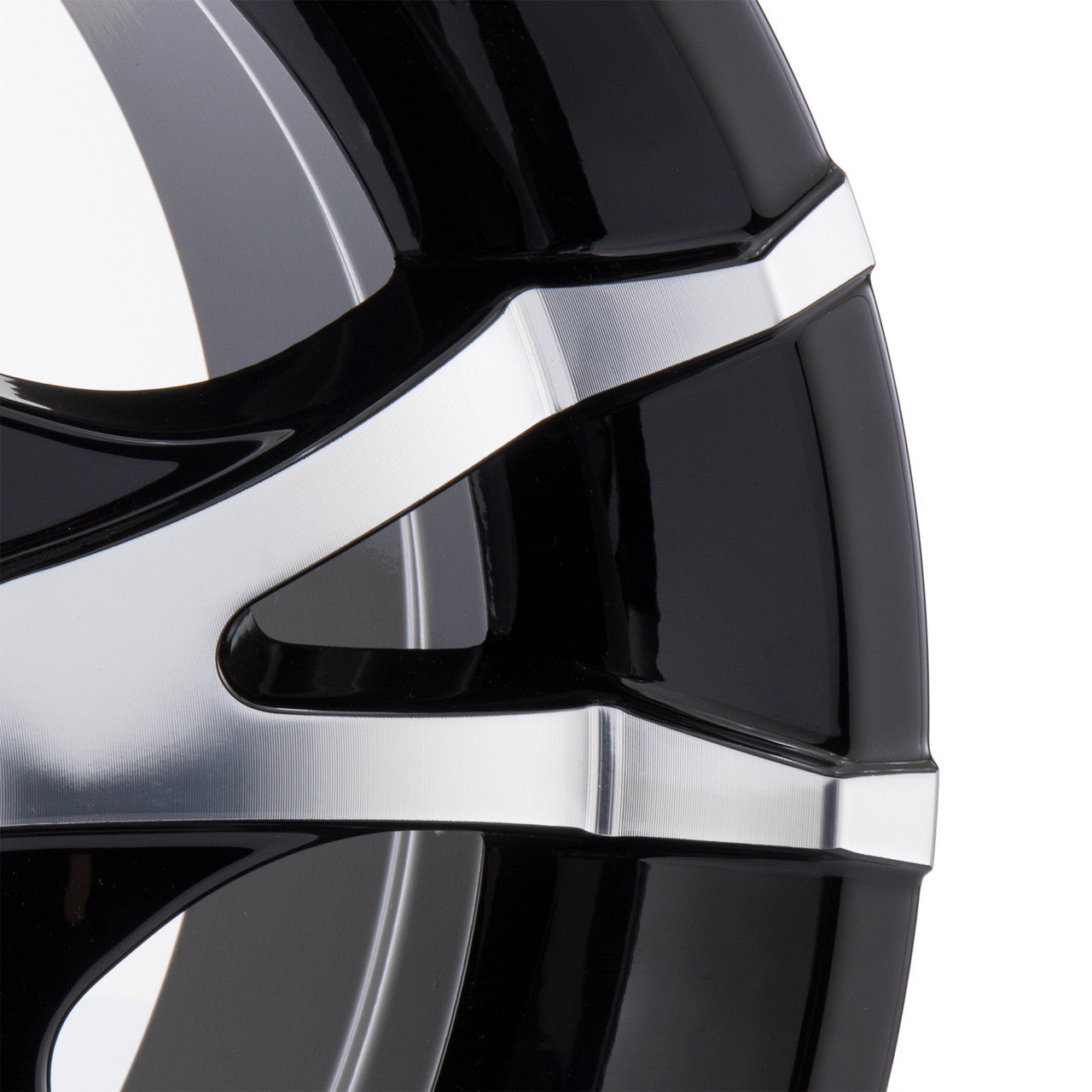 RV Aluminum Wheel T07 | Black Machine Finish for Trailers