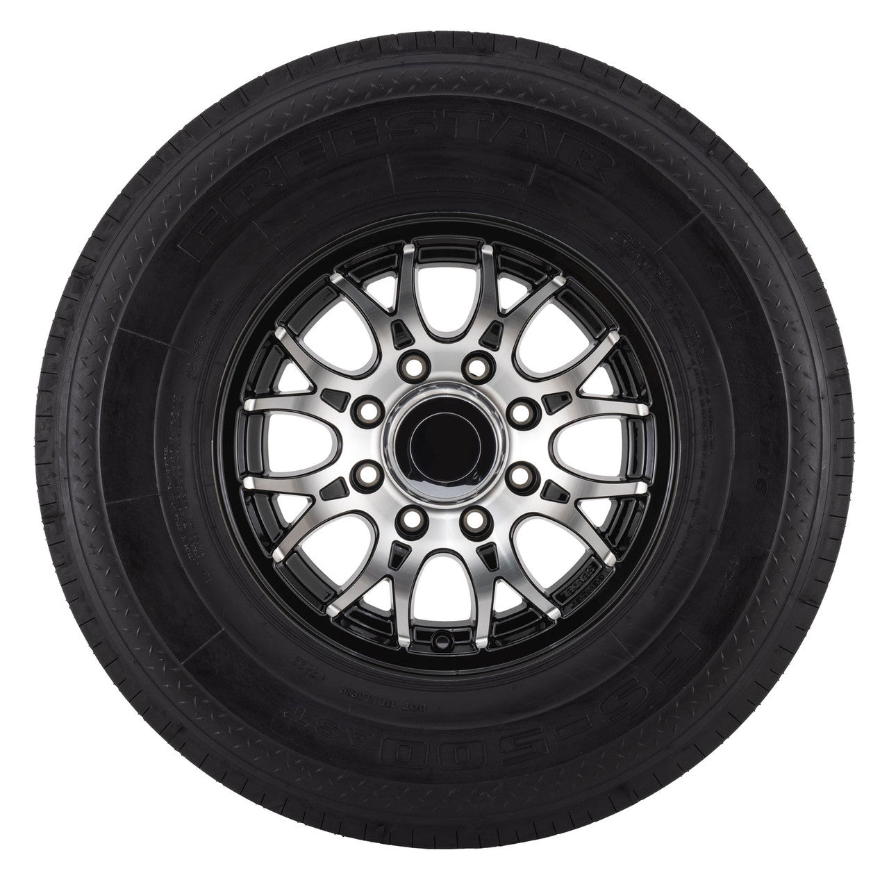 RV Tire and Wheel Package | T16 Black Machine