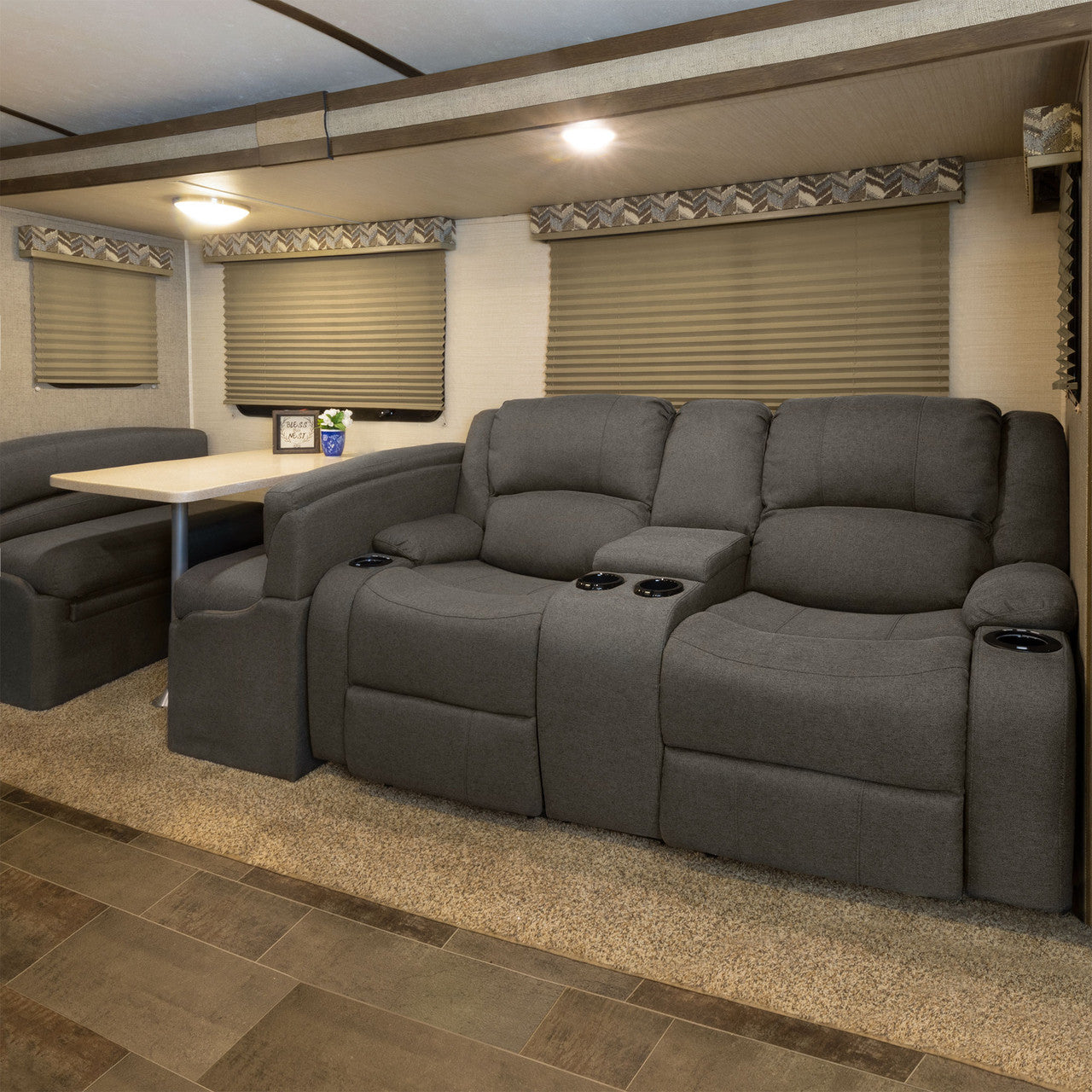 RV Blinds Pleated Shade | Cappuccino