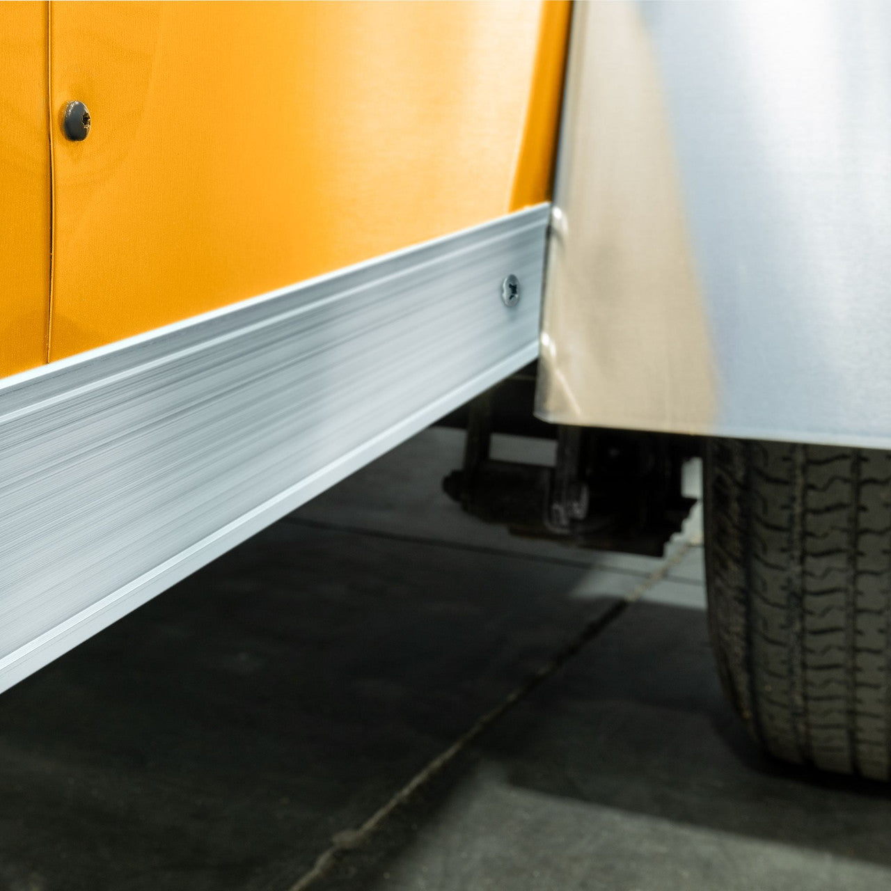 Rub Rail for Enclosed Trailer Roof Aluminum Trim Corner | 92" Long