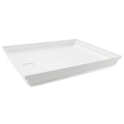 RV Shower Pan 23" x 30" x 4" Left Drain | White