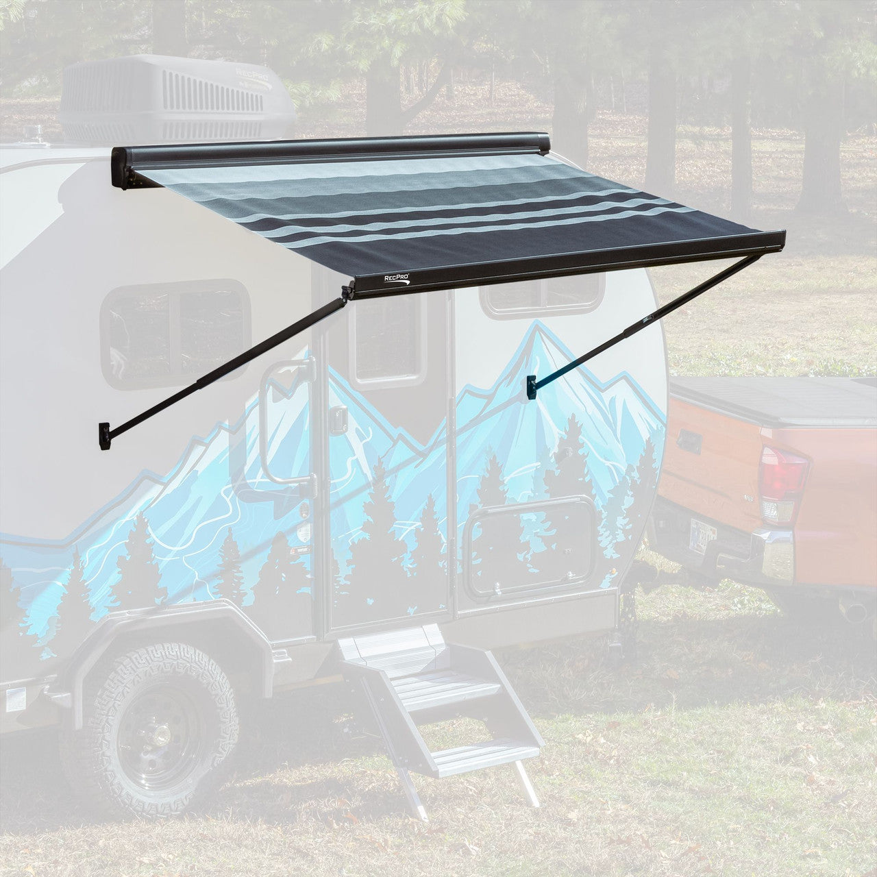 RecPro RV Awning 7' | Cassette Retractable