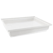 RV Shower Pan 18" x 23" x 4" Left Drain | White