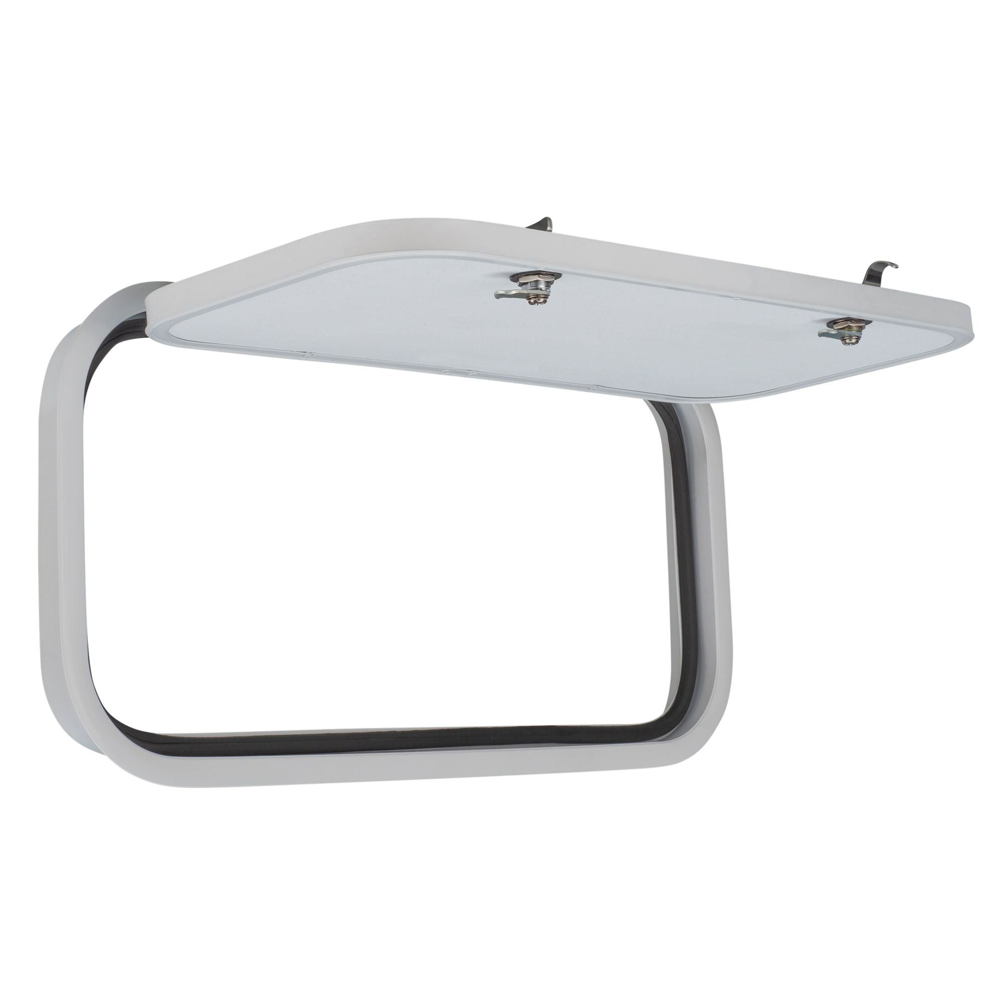 RV Compartment Door | Round | White | 24" X 12"