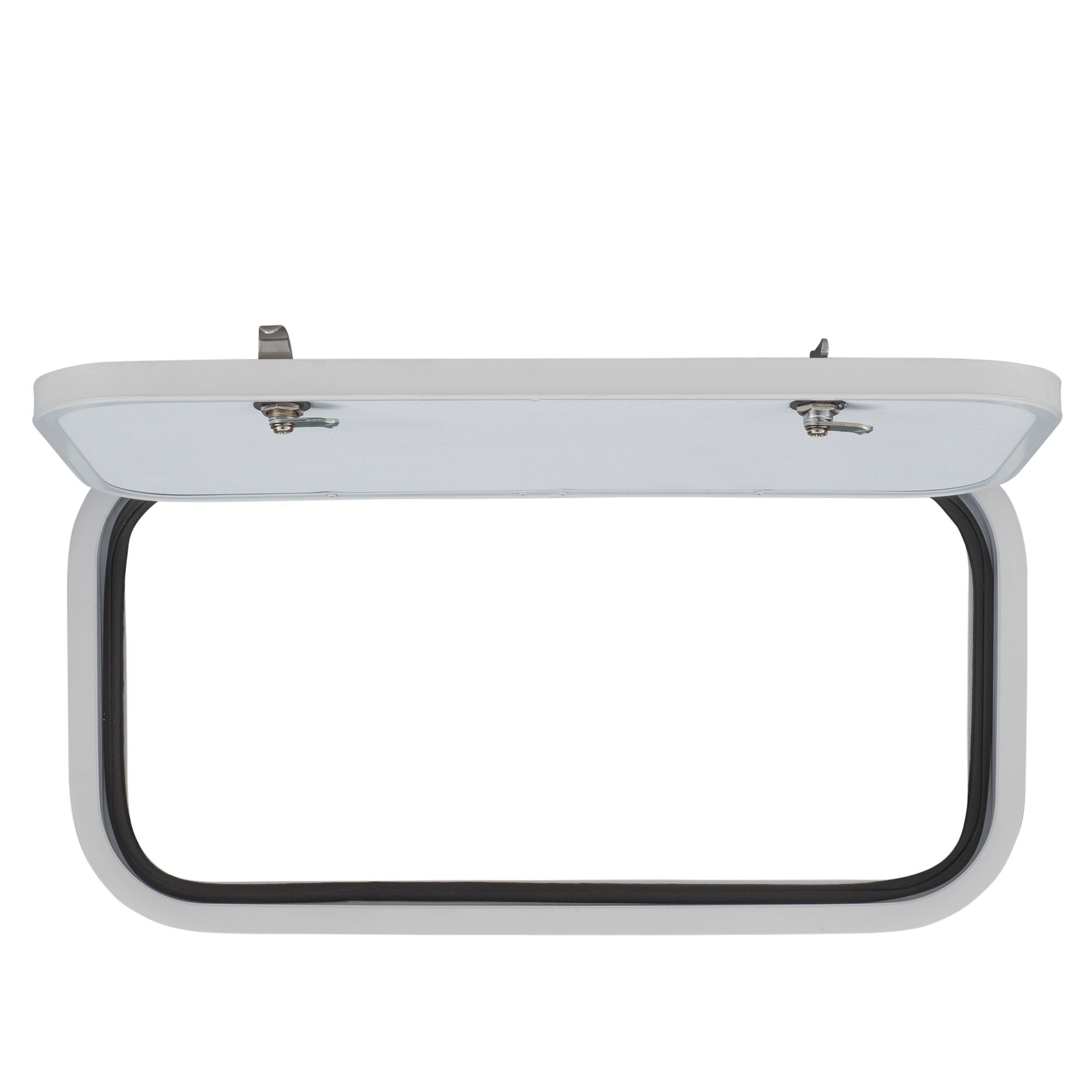 RV Compartment Door | Round | White | 24" X 12"