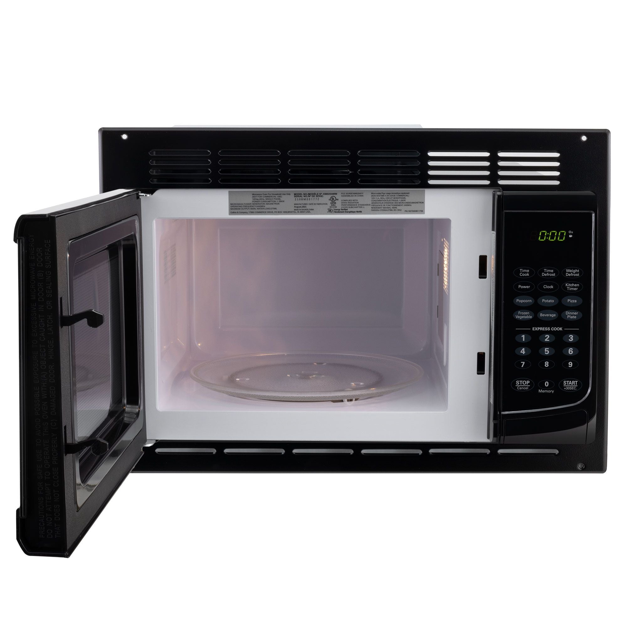 RV Microwave 1.0 CF. | Black | 900W | Replaces High Pointe