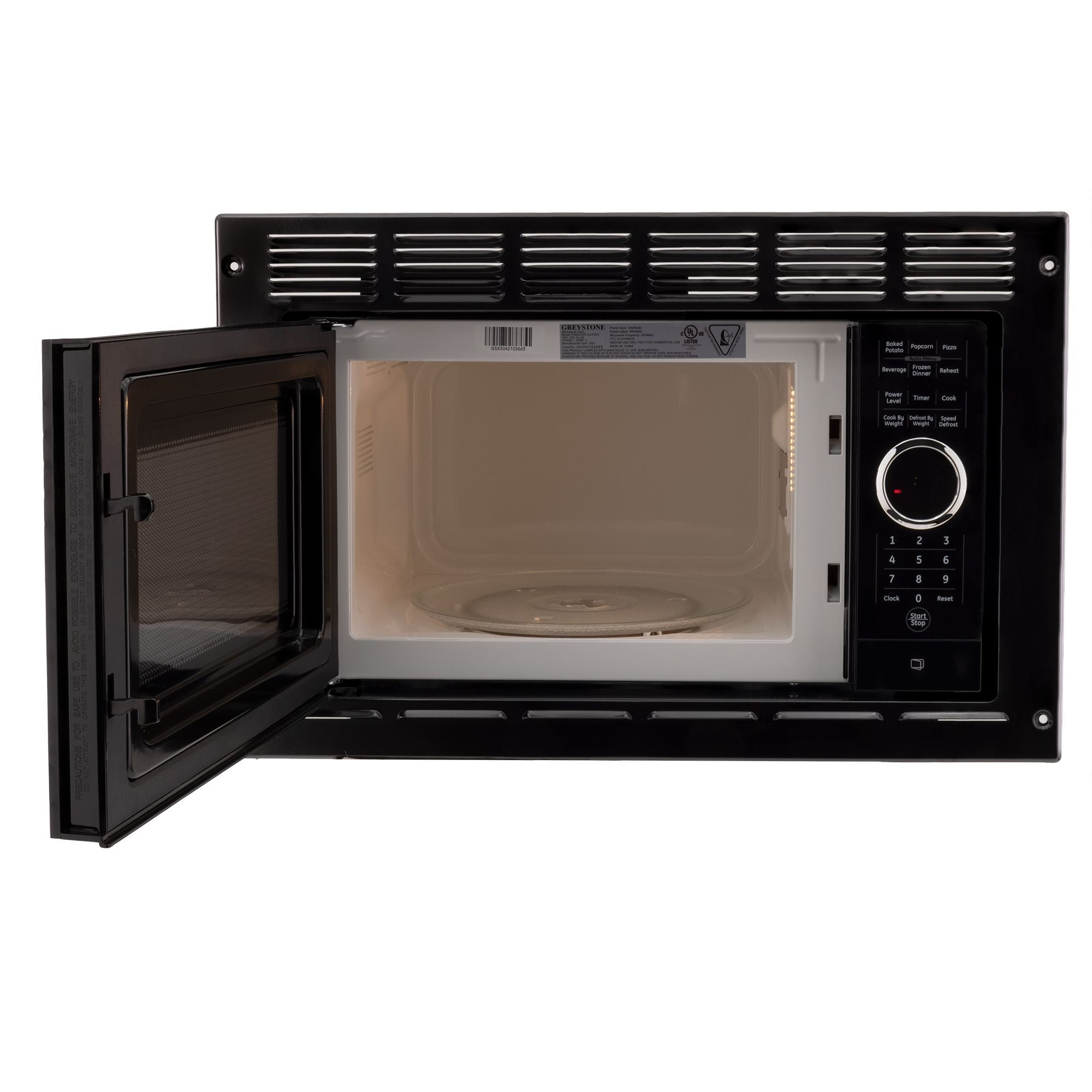 RV Microwave 0.9 CF. | Black | Replaces Greystone