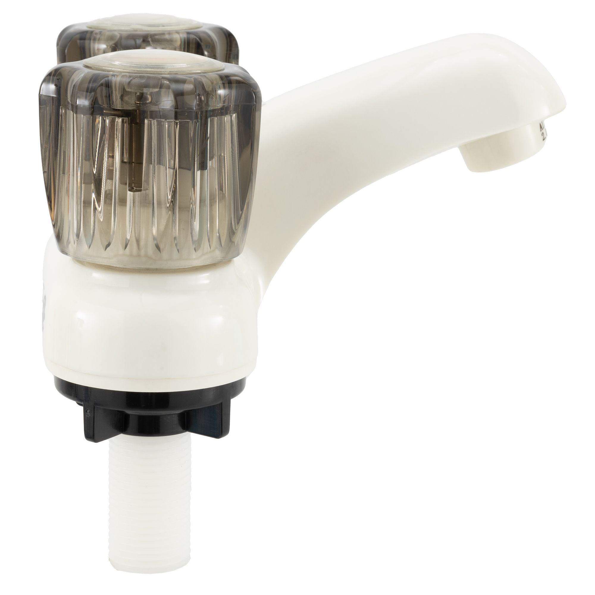 Dura Faucet RV Bathroom Faucet | Two Handle Faucet | Smoked
