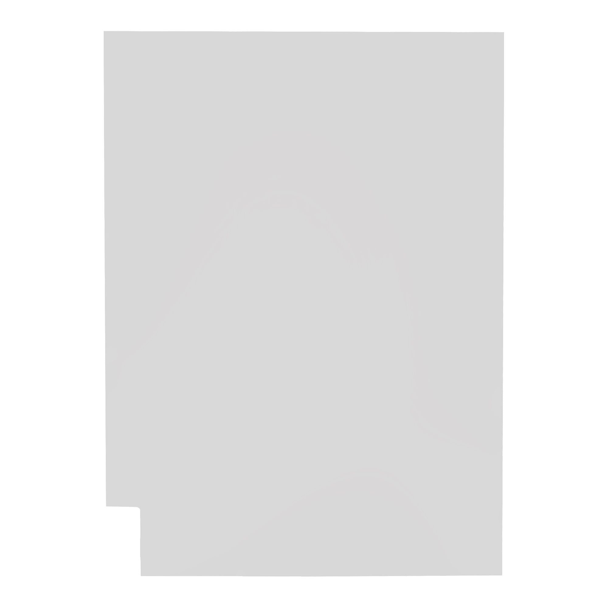 RV Base Cabinet Left & Right Side End Panel | Pure White