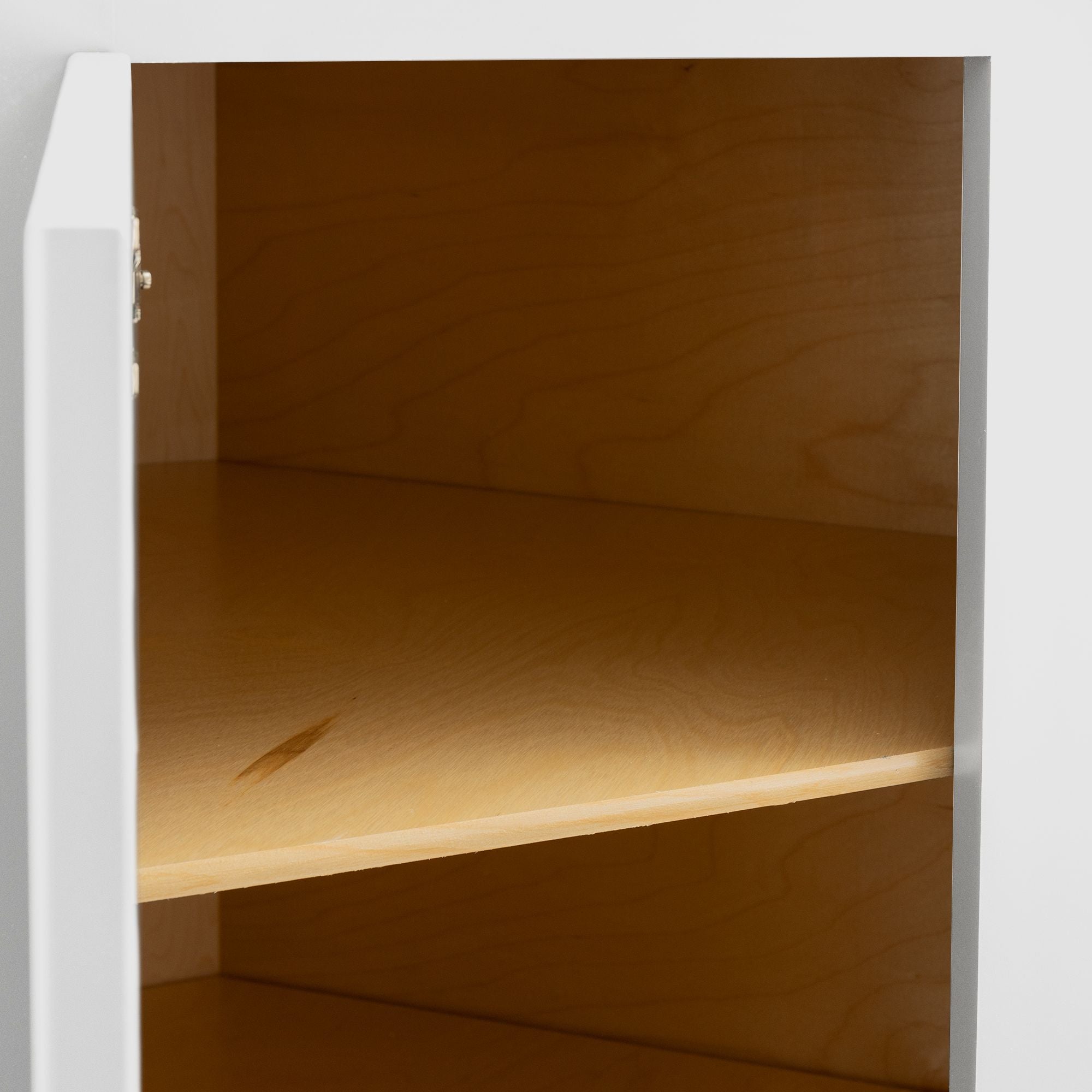 RV Corner Wall Cabinet | Pure White