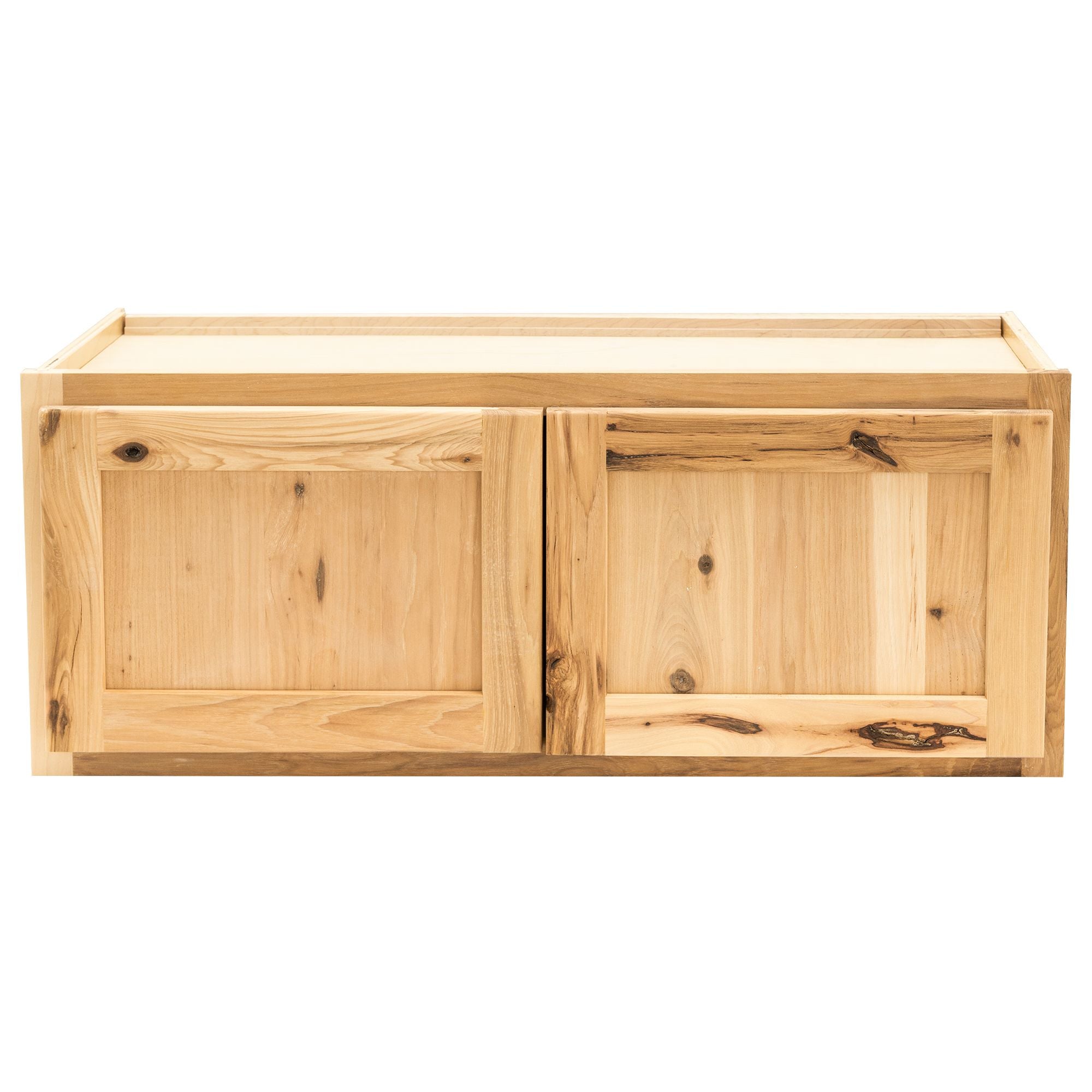 RV Microwave Wall Cabinet | Rustic Hickory