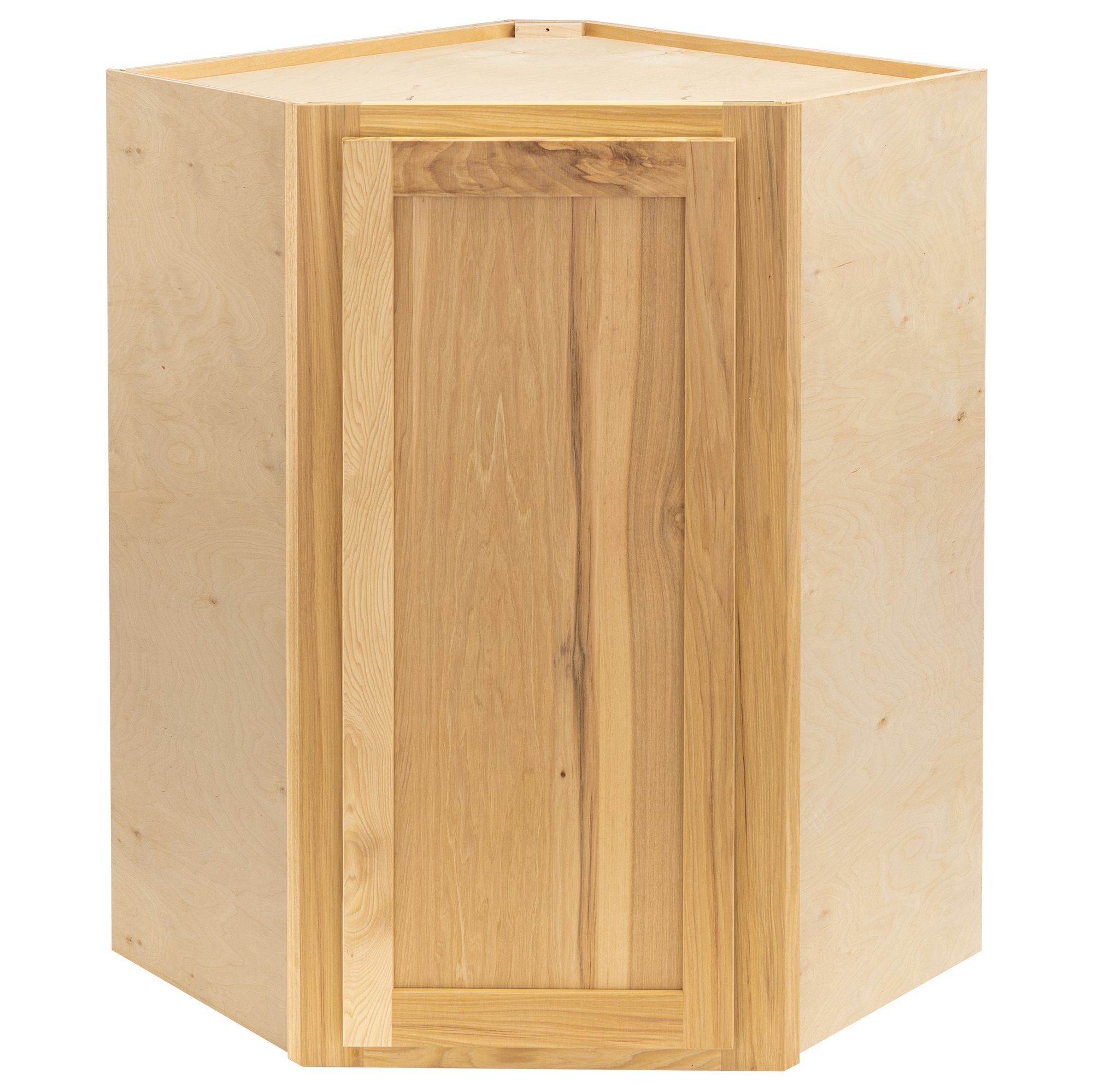 RV Corner Wall Cabinet | Rustic Hickory