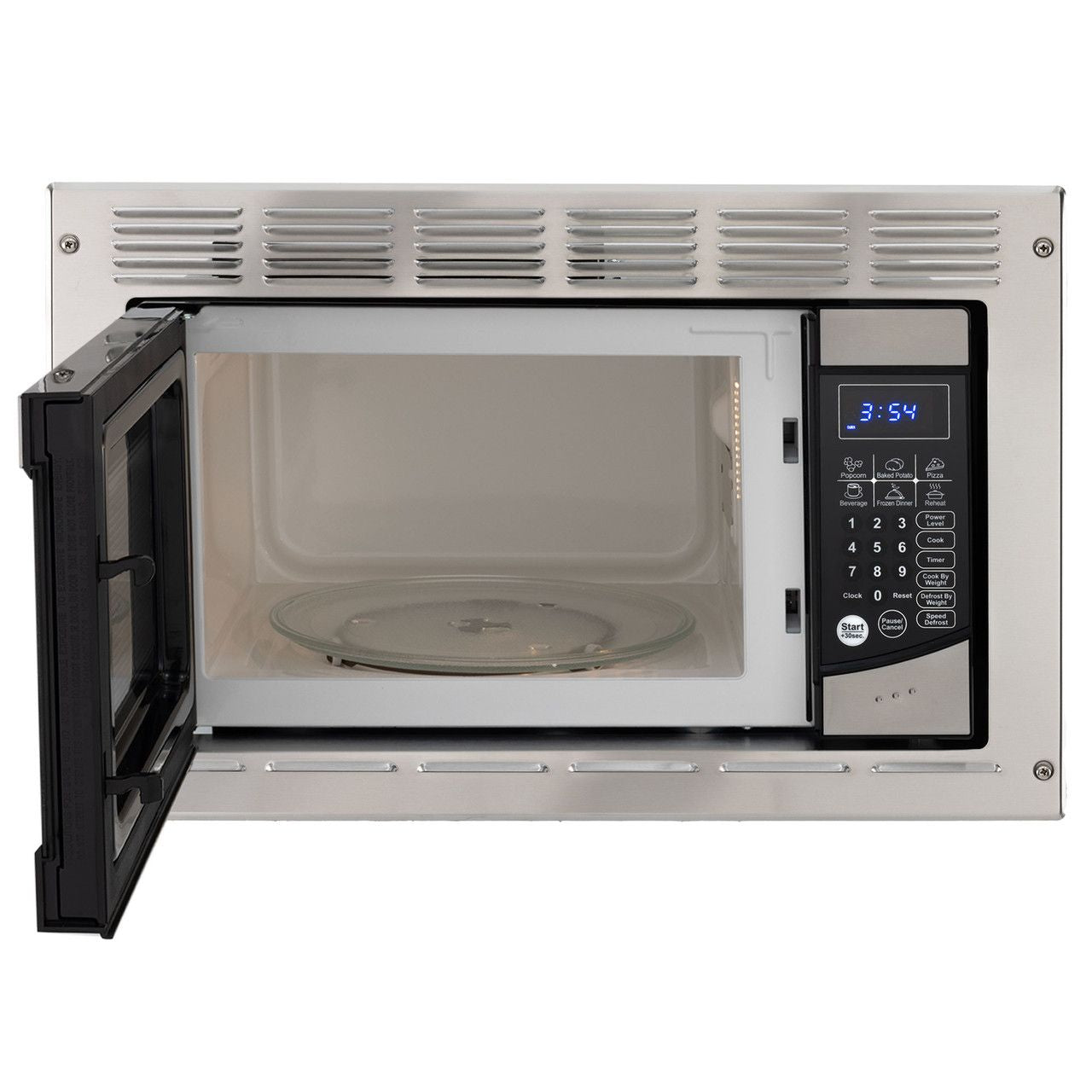 RV Microwave 0.9 CF. | Stainless Steel | Replaces Greystone