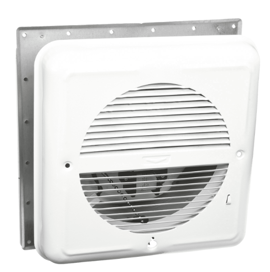 Ventline Vent with Fan Sidewall Replacement | 110V | White