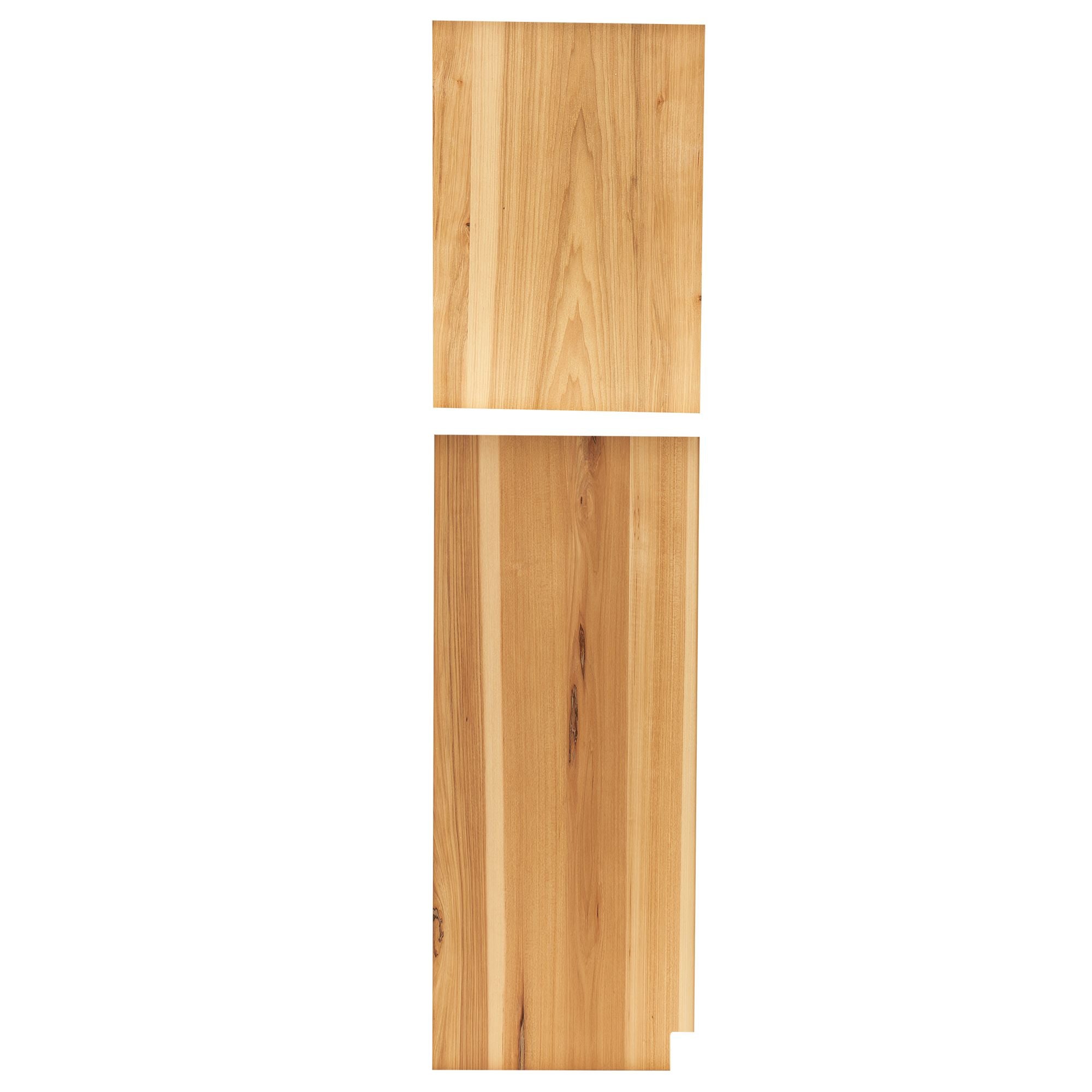 RV Pantry Cabinet Left & Right Side End Panel | Rustic Hickory