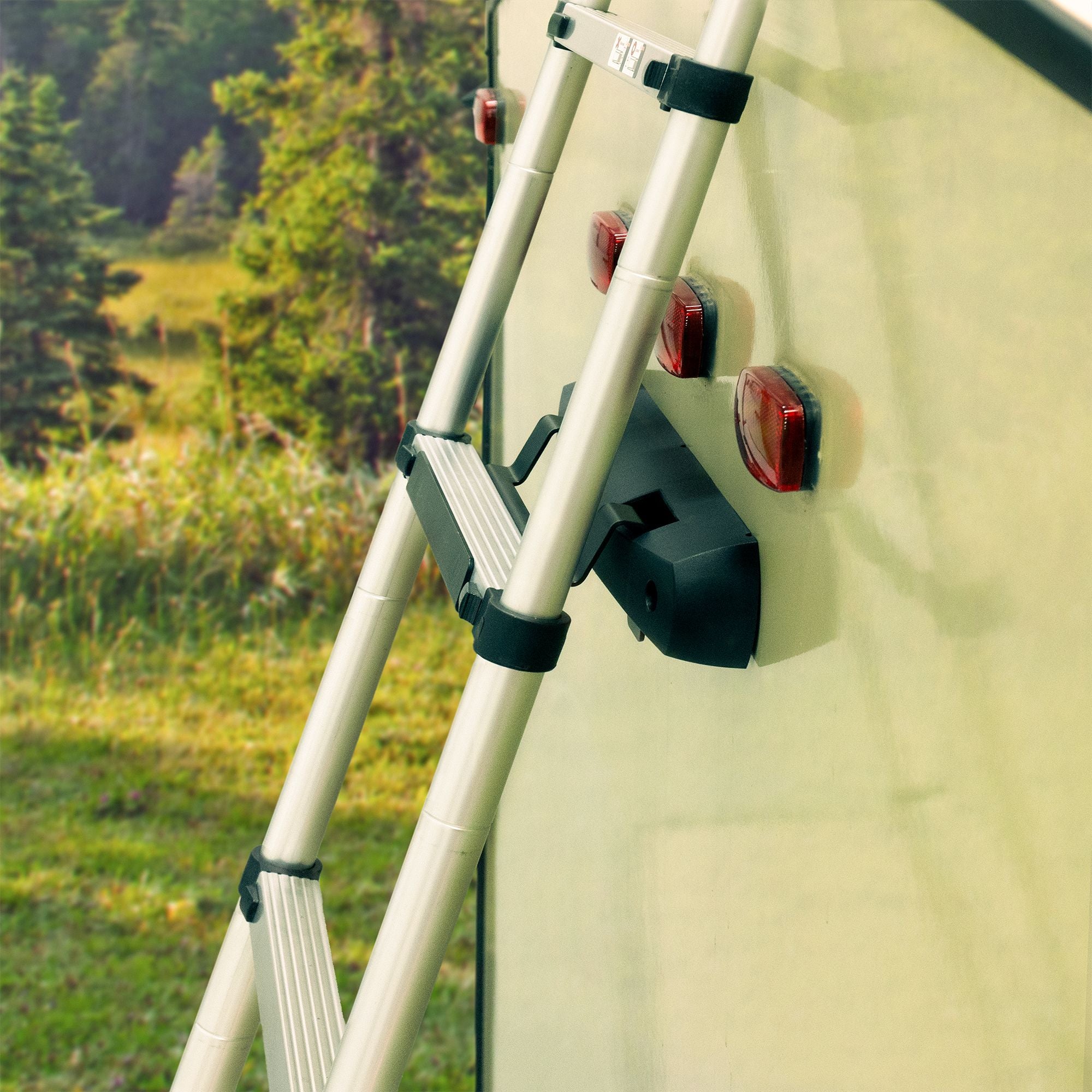 RV Telescoping Ladder 14' 6" Compatible with Lippert On-The-Go Prepped Units