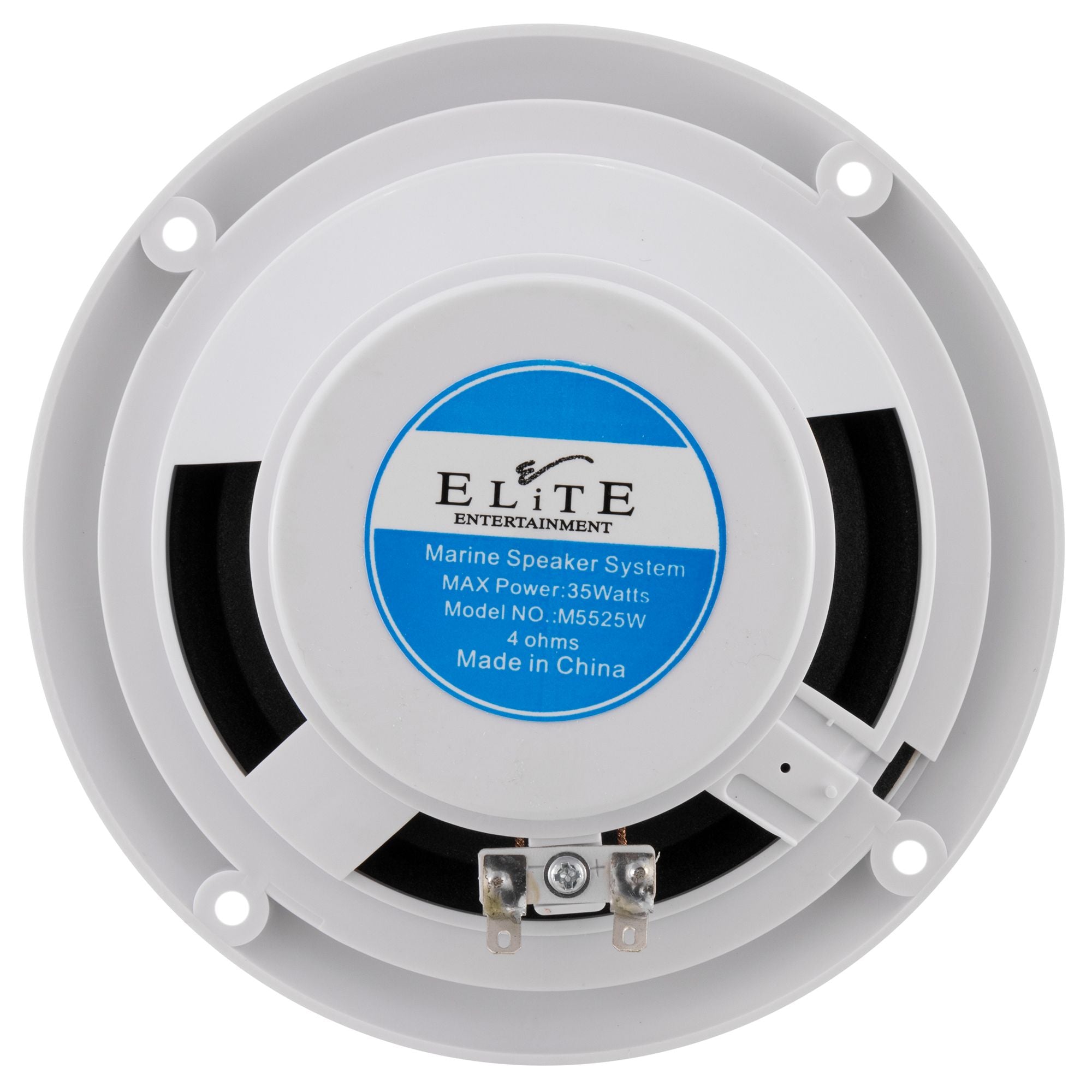 Marine Outdoor Speaker Exterior Dual Cone 5.25" | Waterproof | Black or White