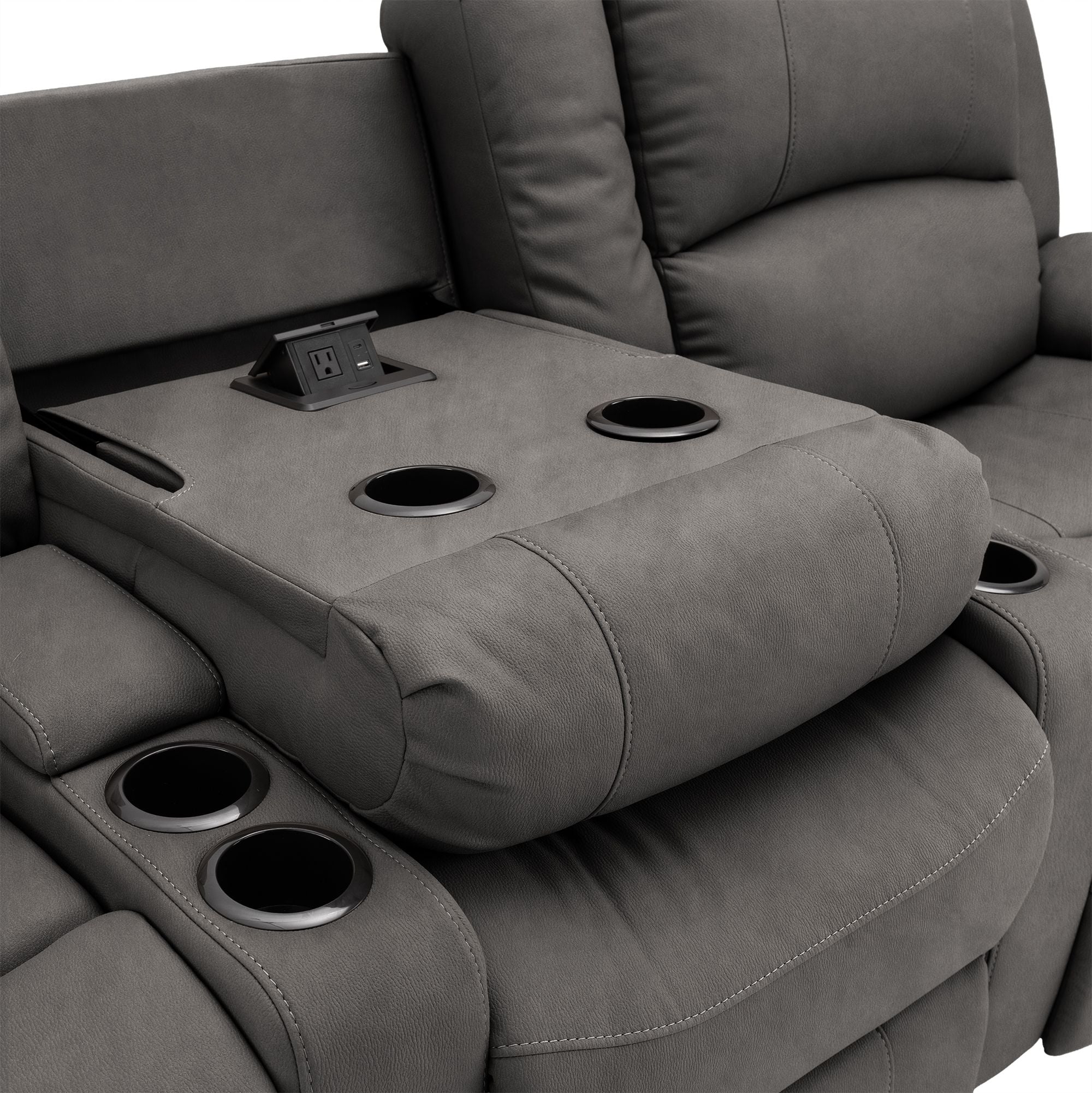 RV Wall Hugger Sofa 94" Manual Reclining Theater Seats