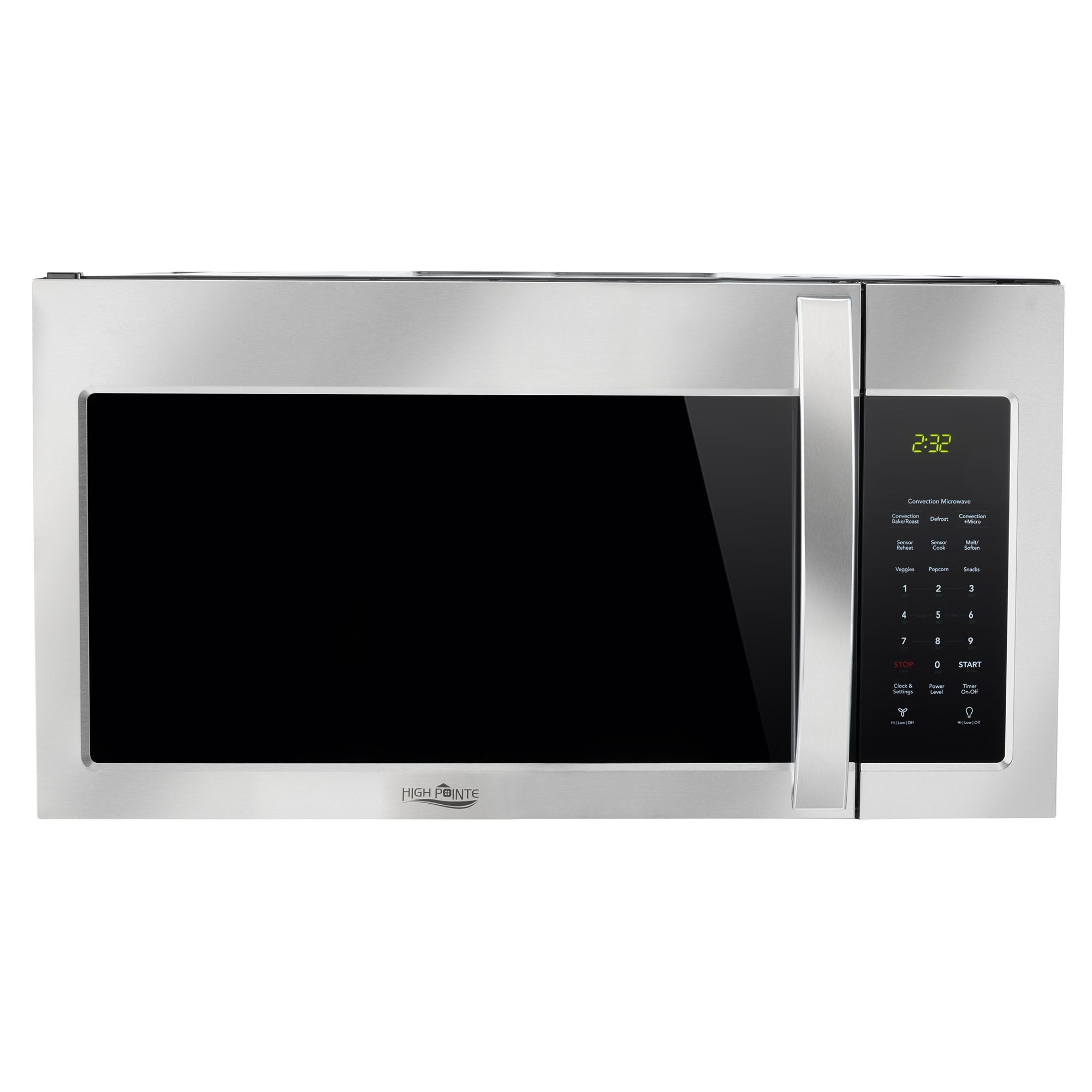 High Pointe RV Microwave 30" 1.5 CF. | Stainless Steel Finish | Over the Range