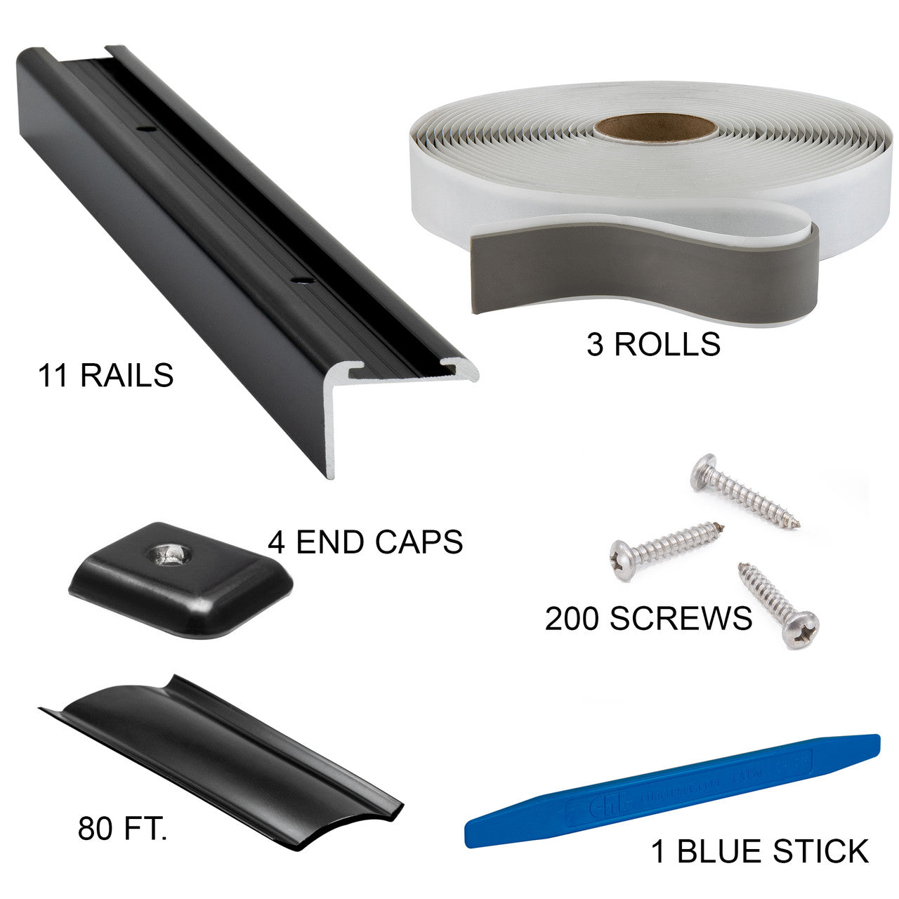 RV Trim Kit | Insert Roof Corner | ¾" Leg | 92"