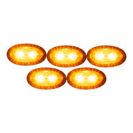 1 1/2" Clearance Lights | LED | Mini Oval Surface Mount Marker Lights | Multiple Colors