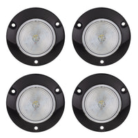 2" RV Light Clear/Amber Round Surface Mount