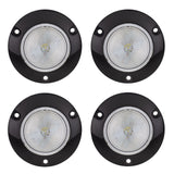 2" RV Light Clear/Amber Round Surface Mount