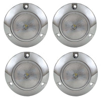 2" RV Light Clear/Amber Round Surface Mount