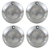 2" RV Light Clear/Amber Round Surface Mount